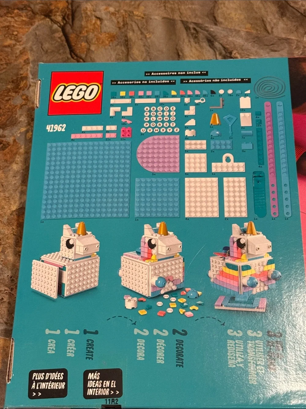 Lego Dots 41962 Unicorn Creative Family Pack
